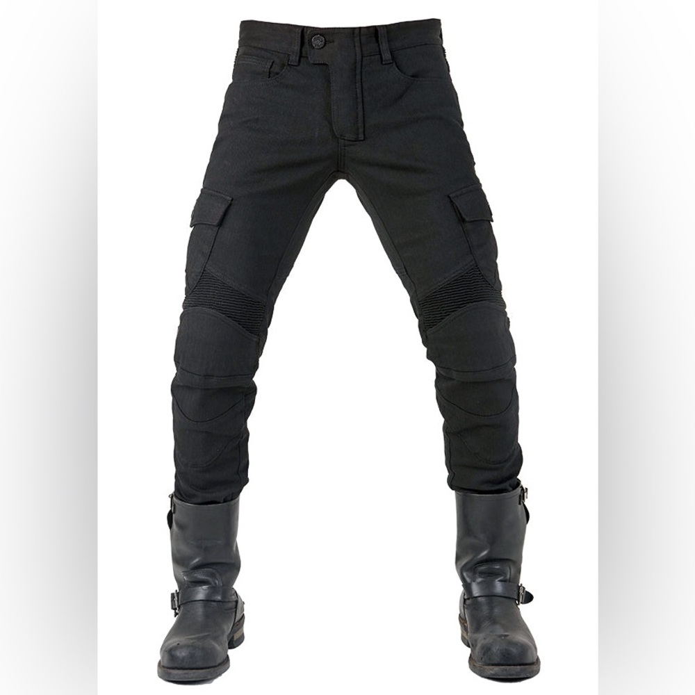 Uglybros Motorpool Black Motorcycle Riding Jeans - Picture 8 of 8